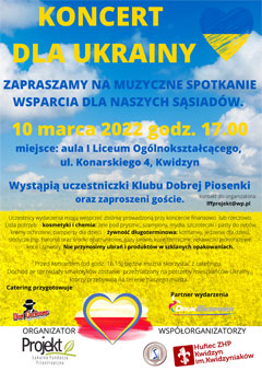 Koncert dla Ukrainy - marzec 2022