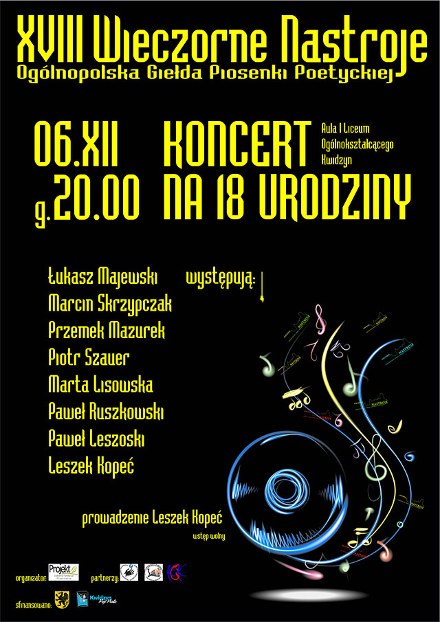 2014 - Koncert Urodzinowy - Ogólnopolska Giełda Piosenki Poetyckiej Wieczorne Nastroje