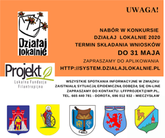 ogłoszenie o rozpoczęciu naboru do konkursu działaj lokalnie