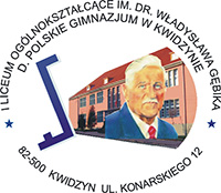 I Liceum Ogólnokształcące w Kwidzynie im. Dr Władysława Gębika - logo